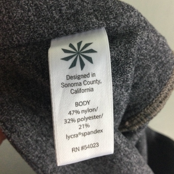 Athleta Salutation Capri Heather Gray Yoga Leggings Size Small - Picture 8 of 8